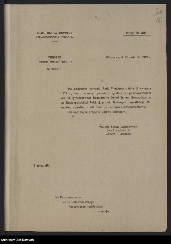 image.from.unit.number "Sejm nr 2. Przemówienie I. J. Paderewskiego, stenogramy; 103-go posiedzenia Sejmu, przemówień posłów, porządki dzienne obrad, uchwały, projekty ustaw"