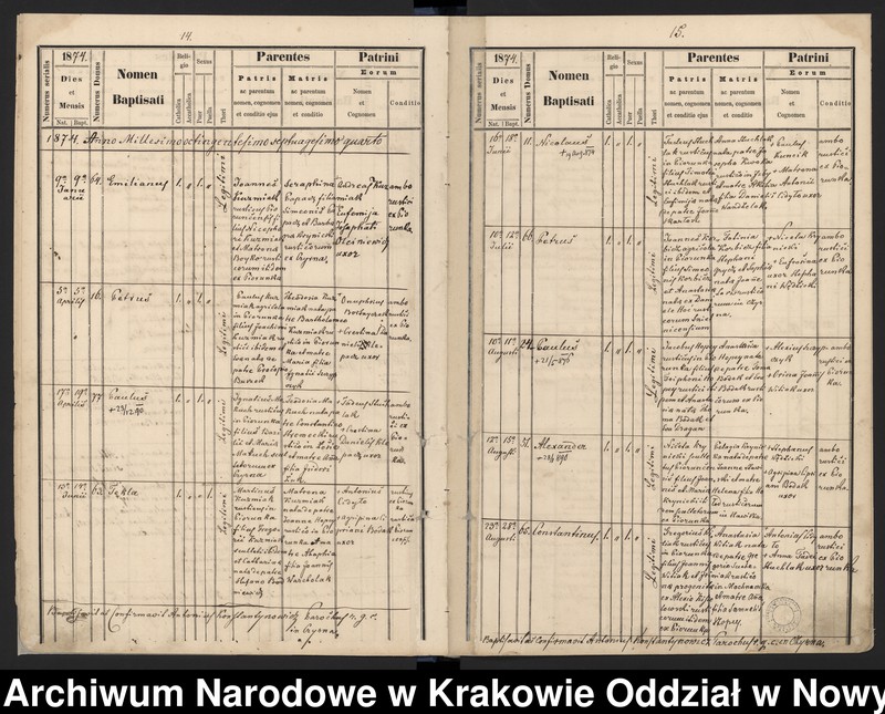 image.from.team "Akta stanu cywilnego Parafii Greckokatolickiej w Czyrnej"