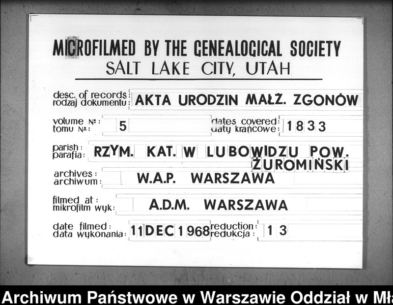 image.from.unit.number "Akta urodzin, małżeństw i zgonów"