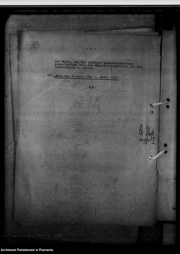 Obraz 18 z jednostki "Dienstbesprechung der Landräte und Oberbürgermeister am 22.4.1943 in Hohensalza - Inowrocław"