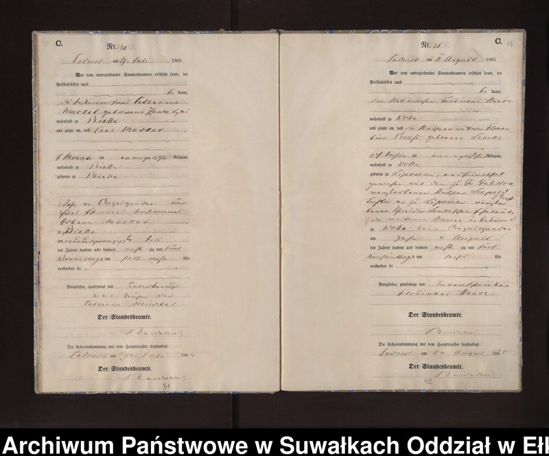 image.from.unit.number "Sterbe-Neben-Register des Preussischen Standes-Amtes Neuhoff Kreis Loetzen"