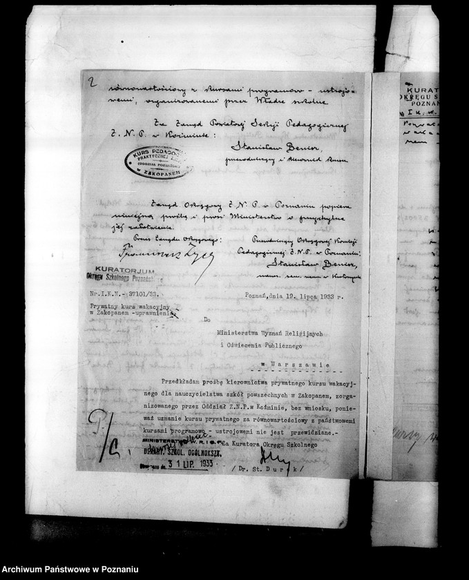 Obraz 5 z jednostki "Kursy nauczycieli wakacyjne- Programy, dzienniki zajęć, sprawozdania"