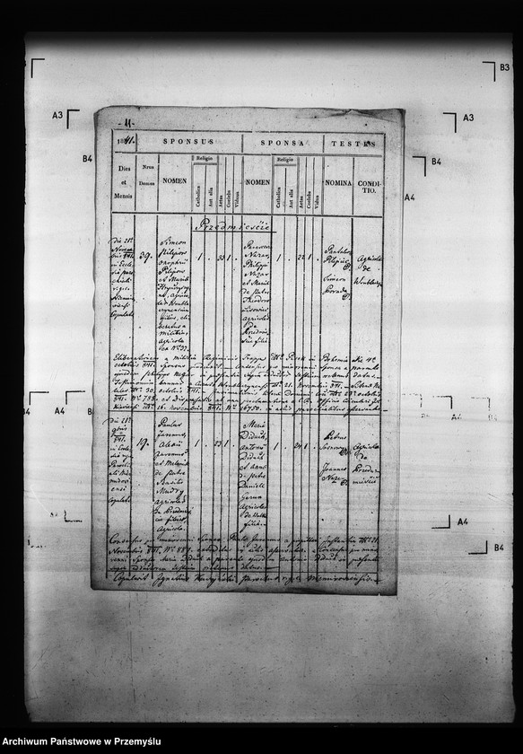 Obraz 15 z jednostki "[Kopie ksiąg metrykalnych parafii Niemirów z filiami Wólka Niemirowska i Przedmieście (dekanat Niemirów)]"
