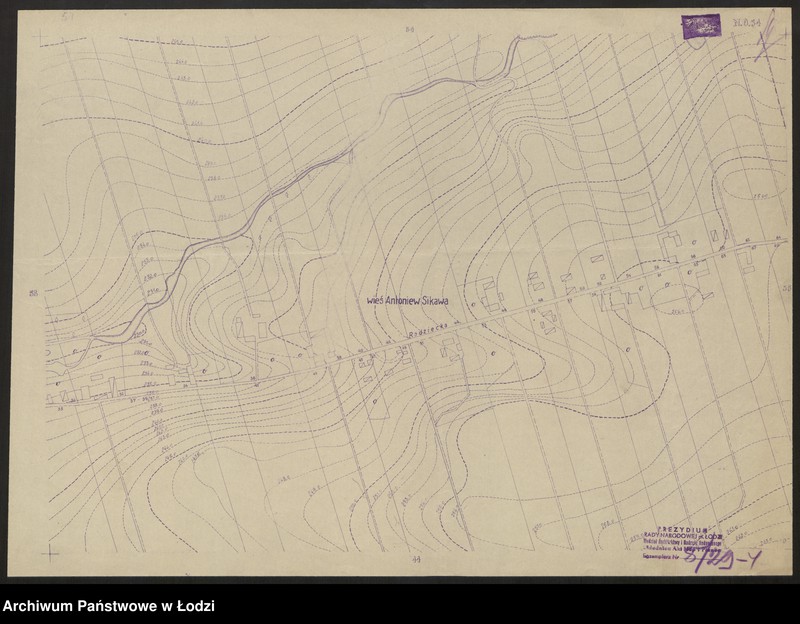Obraz 4 z jednostki "Plan m. Łodzi 1:2000. Sekcja NO54"
