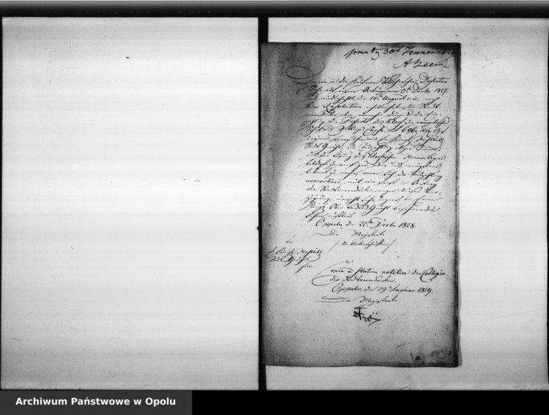 Obraz 7 z jednostki "Acta die Geschäftsführung der Stadt Verordneten betreffend. Jahrgang 1829 bis inclus[ive] 1832"