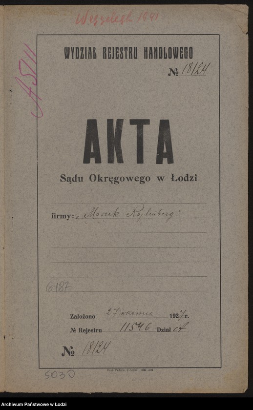 Obraz 2 z jednostki "Moszek Rojtenberg- sklep spożywczy"