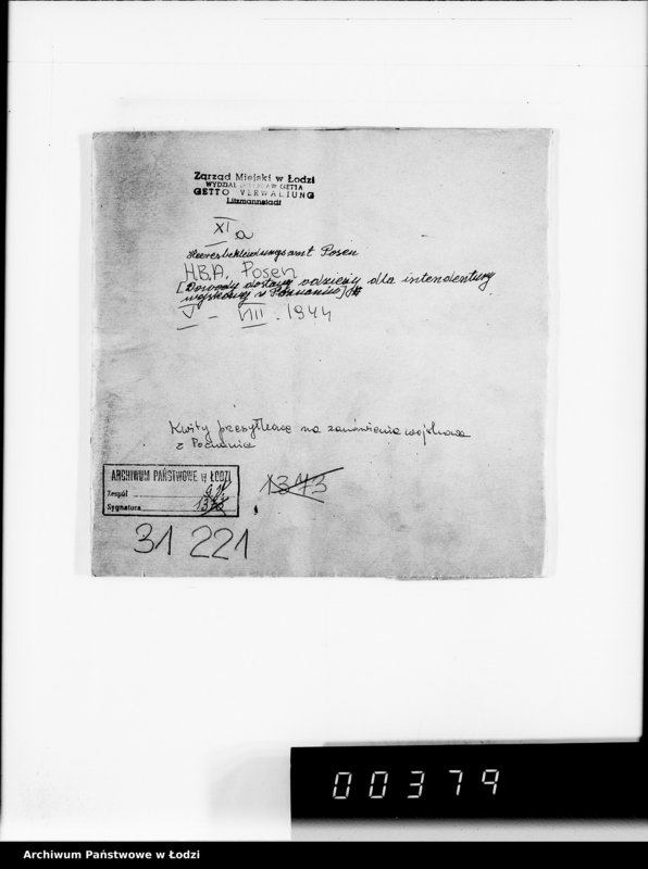 Obraz 4 z jednostki "[Dowody dostawy odzieży dla intendentury wojskowej w Poznaniu] Heeresbekleidungsamt Posen"