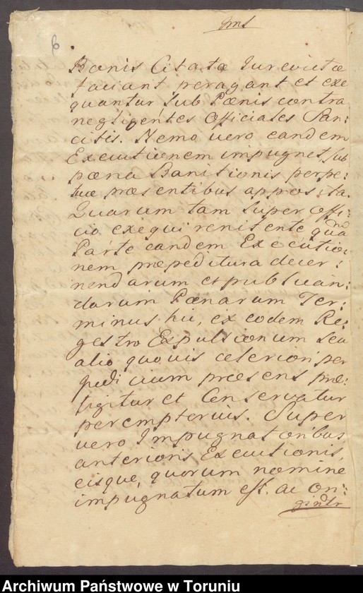 image.from.unit.number "Orzeczenie Trybunału i Kondemnata w sprawie Mirosław i Teresa z Gorzkowskich Trebnicowie przeciw Piotrowi i Antoniemu Kruszyńskim o dzierżawę majątku Cichoradz"