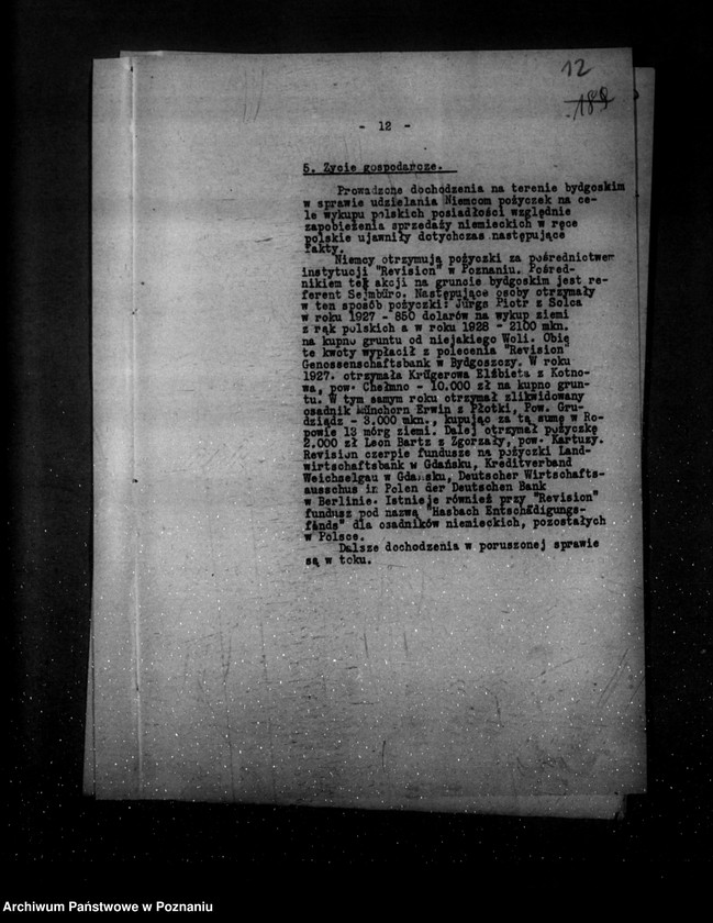 Obraz 16 z jednostki "Sprawozdania z życia mniejszości narodowych za miesiące styczeń, luty, marzec 1930 r."