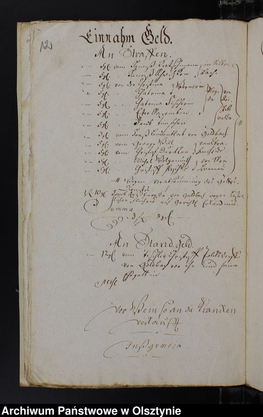 image.from.unit.number "Jahr Rechnung der Silberbachschen Kirchen"