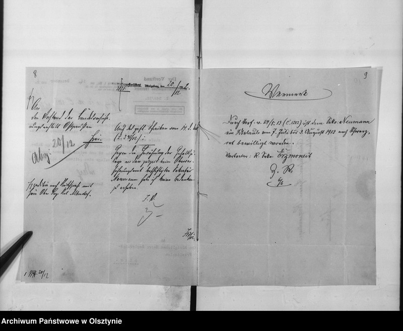 image.from.unit.number "Sekretär Neumann [Otto] bei der Landesversicherungsanstalt"