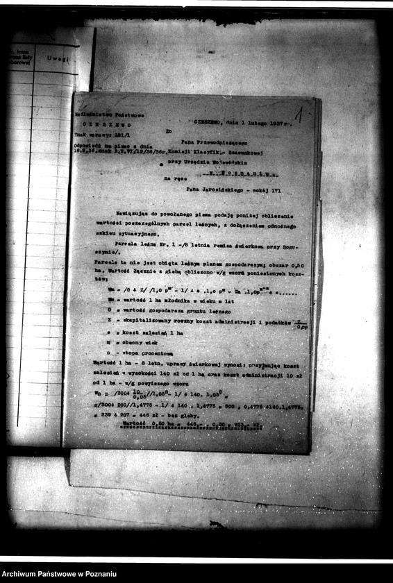 image.from.unit.number "Operat szacunkowy gruntów majątku Klęka powiat jarociński"