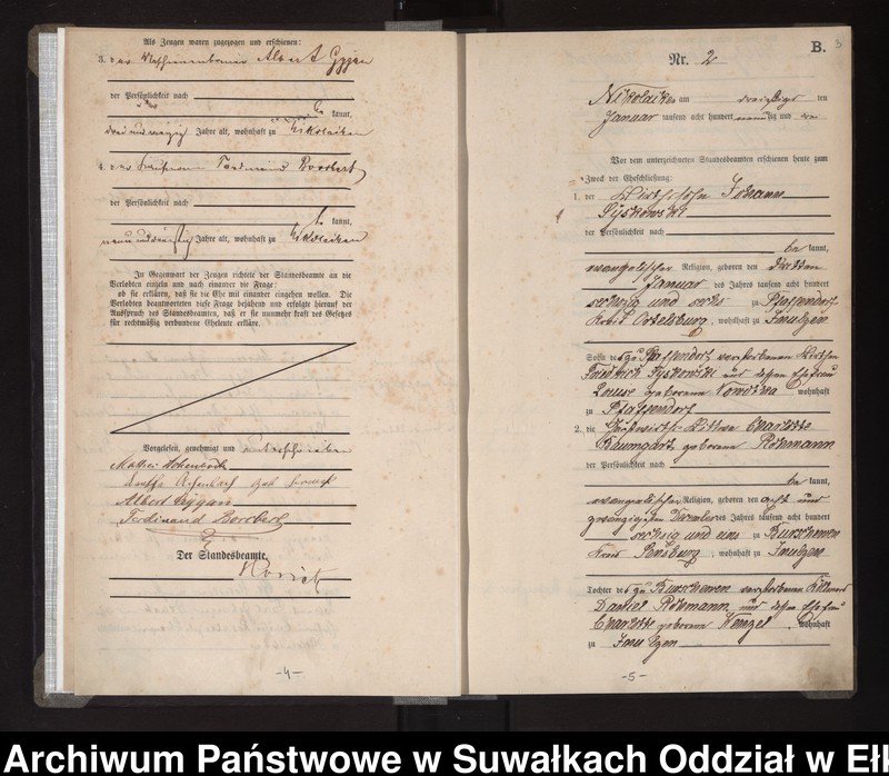 image.from.unit.number "Heiraths-Haupt-Register des Königlichen Preussischen Standes-Amtes Nikolaiken Kreis Sensburg"