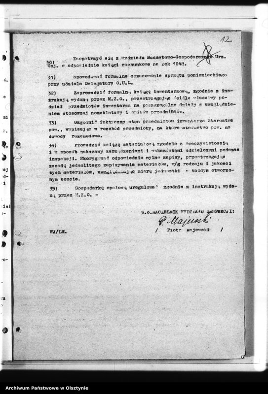 Obraz 14 z jednostki "Inspekcje budżetowe i rolne"
