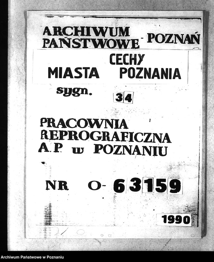 Obraz 1 z jednostki "C. Władze miejskie Poznania zatwierdzają cechowi cieśli poznańskich artykuły statutowe."