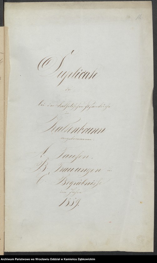 image.from.unit.number "Amtsgericht Schweidnitz Duplicate der Kirchenbücher von Kaltenbrunn"