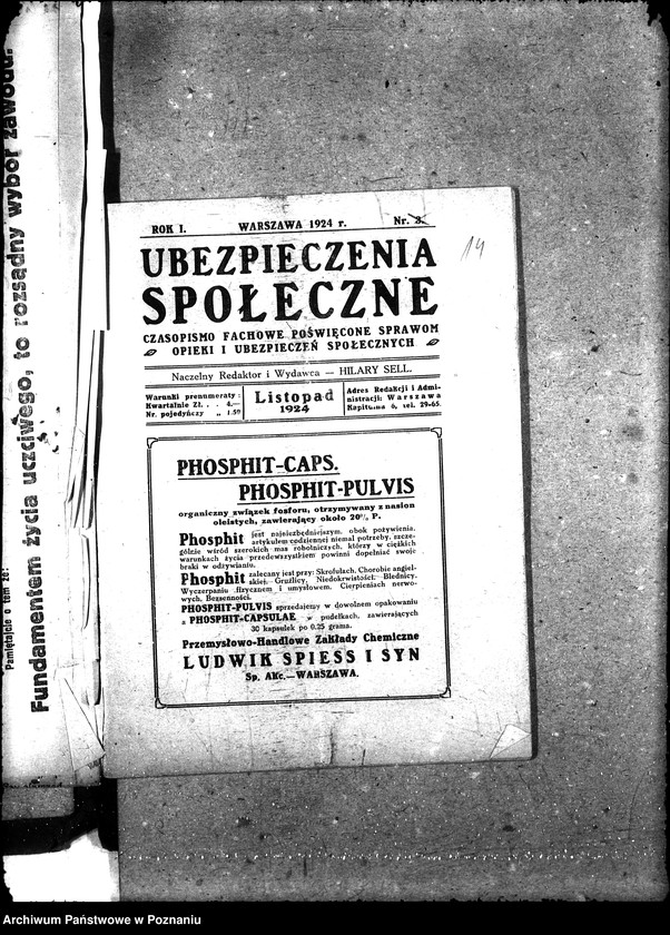 Obraz 18 z jednostki "Organ ubezpieczeń społeczych gazetka - korespondencja"