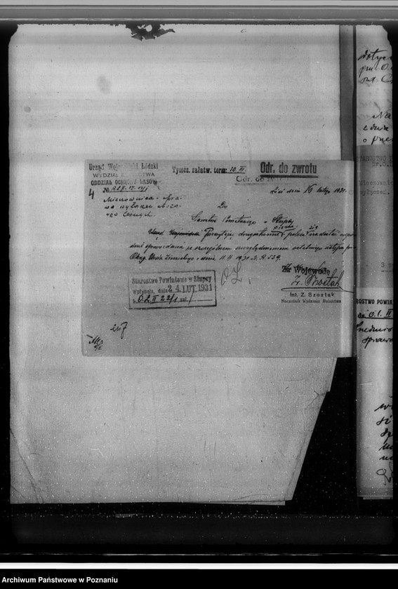 Obraz 8 z jednostki "Majątek Mieczownica powiat koniński wyłączenie obszarów leśnych w związku z wykonaniem reformy rolnej"