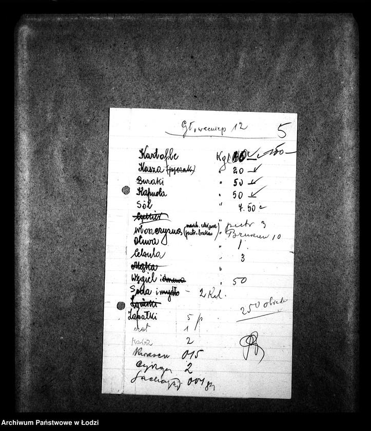 Obraz 8 z jednostki "Kuchnia N. 189 Koziełkiewicza 4 [Działalność kuchni, personel, konsumenci, kontrole]"