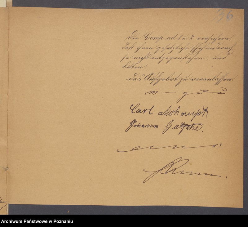 Obraz 8 z jednostki "Die von den Verlobten beigebrachten Urkunden zur Eheschliessung pro 1876"