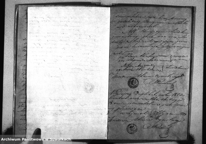 image.from.unit.number "Duplikat Urodzonych Zmarłych i Zaślubionych Sekty Filiponów z Gminy Sejwy za rok 1853"