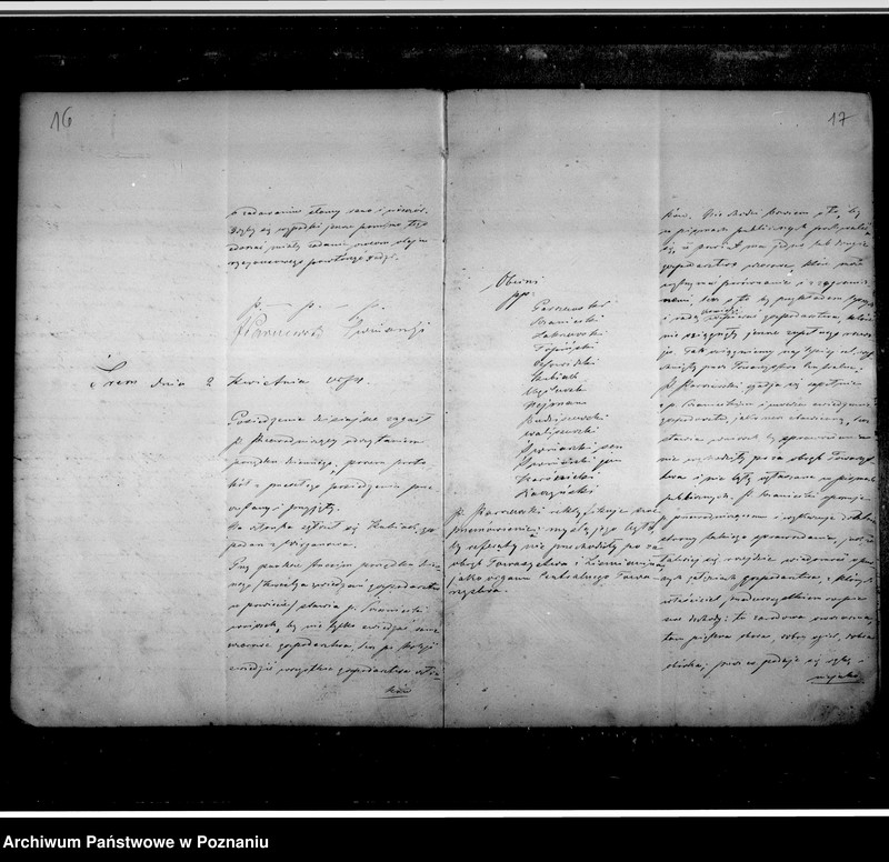 image.from.unit.number "Protokoły zebrań zarządu w Śremie. Luźne wycinki prasowe poświęcone osobie Konstantego Sczanieckiego- po jego śmierci- prezes Towarzystwa gostyńskiego."