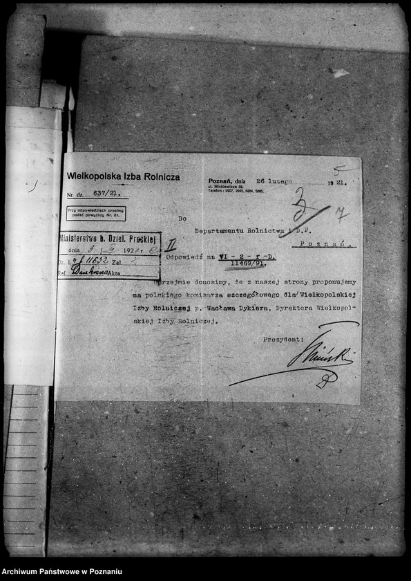 Obraz 11 z jednostki "Sprawy prawne Komisarz Państwowy do przyjęcia Zarządu Cywilnego i rozrachunku z Niemcami"