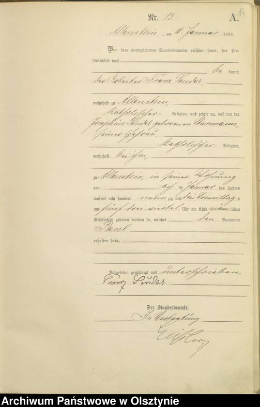 image.from.unit.number "Geburts-Haupt-Register Tom I,Nr 1 - 315"