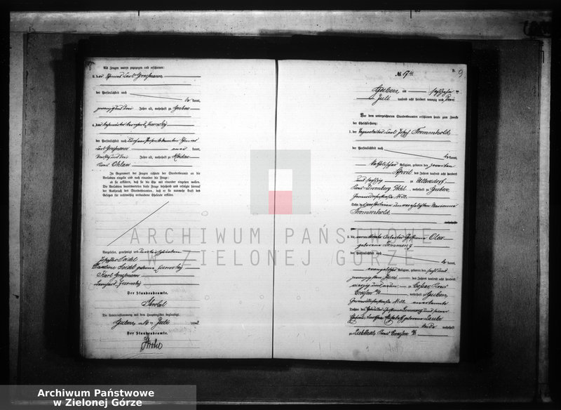 Obraz 9 z jednostki "Heirats-Neben-Register, Band II von No 170 bis No 297"