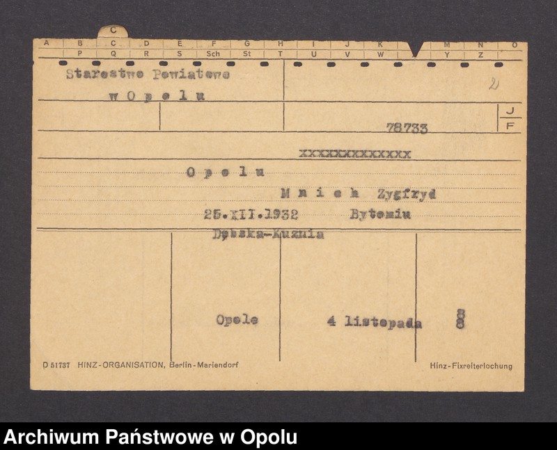 Obraz 4 z jednostki "[Dziwisch, Gleiwitz]"