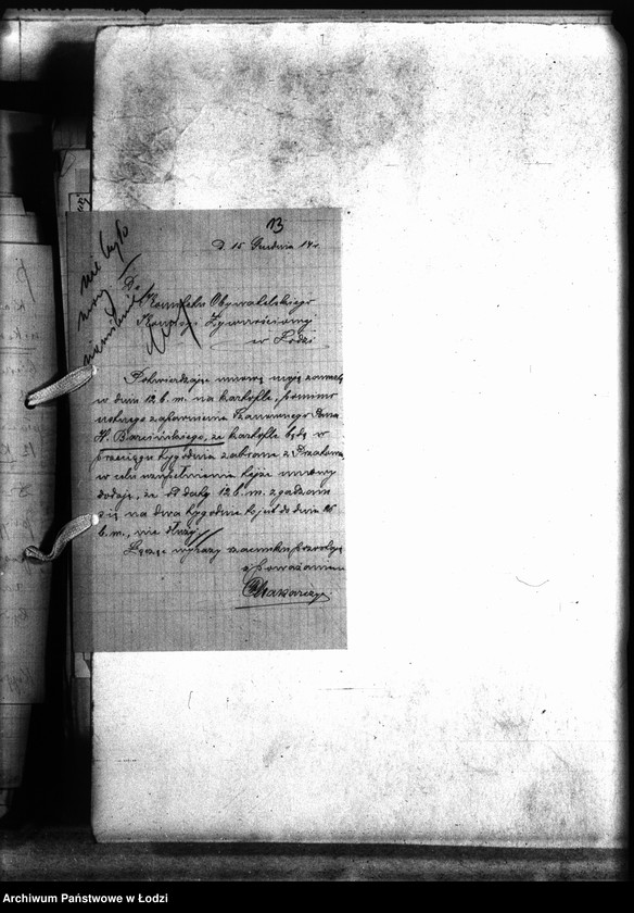 Obraz 18 z jednostki "Listy różnych do Sekcji Zaprowiantowania Miasta"