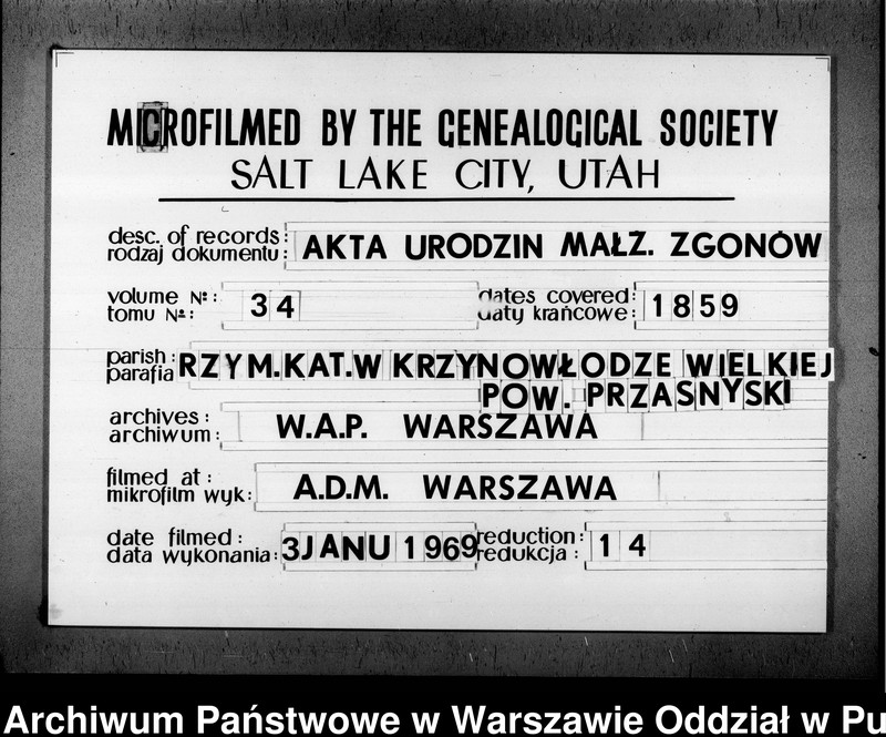 image.from.unit.number "Akta urodzeń, małżeństw i zgonów"