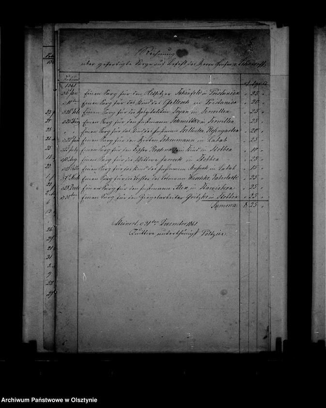 image.from.unit.number "Rechnungen über /auf Befehl der Herrschaft/ gefertigte Särge"