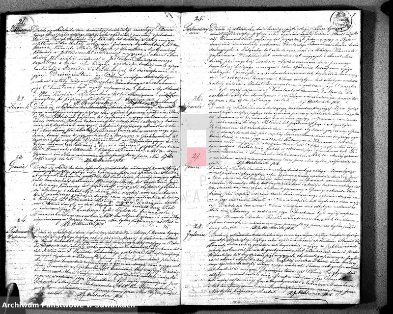 image.from.unit.number "Duplikat Aktów Urodzonych, Zaślubionych i Zmarłych Parafii Katolickiej Kaletnik z Roku 1855"
