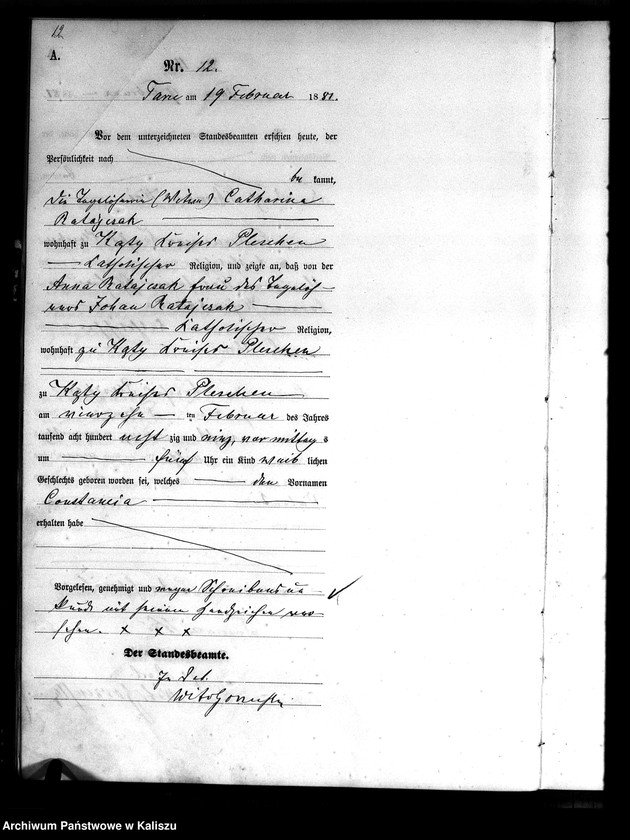Obraz 16 z jednostki "[Księga urodzeń]"