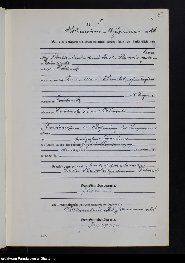 image.from.unit.number "Sterbe-Neben-Register Nr 1 - 84"