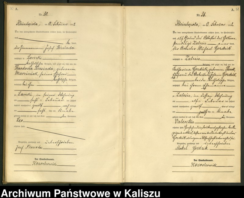 Obraz 19 z jednostki "[Księga urodzeń]"