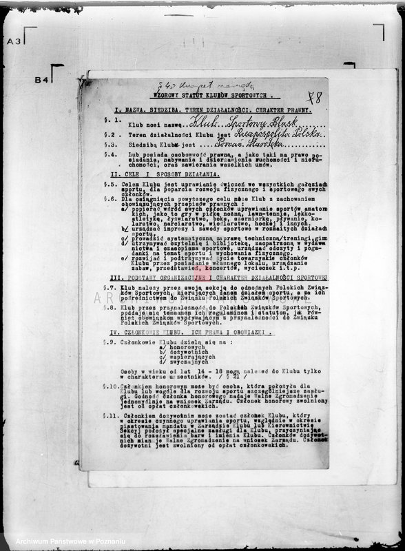 Obraz 12 z jednostki "/Klub Sportowy,,Blask" Poznań Starołęka/"