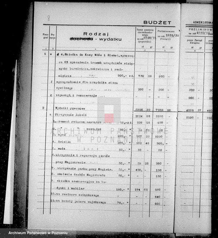 Obraz 12 z jednostki "Budżety i sprawy rachunkowe miasta Kcyni"