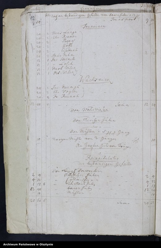 image.from.unit.number "Jahr Kirchen Rechnung der Herzogswaldschen Kirchen aller Einnahme und Ausgabe wie auch Bau-Rechnung"