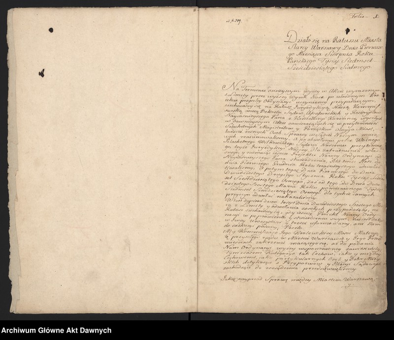 Obraz z jednostki "Actus commissionis Sacrae Regiae Maiestatis boni ordinis"