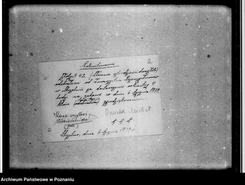 Obraz 6 z jednostki "Lista składek członkowskich Towarzystwa Przemysłowców w Strzelnie. Rachunki, pokwitowania"