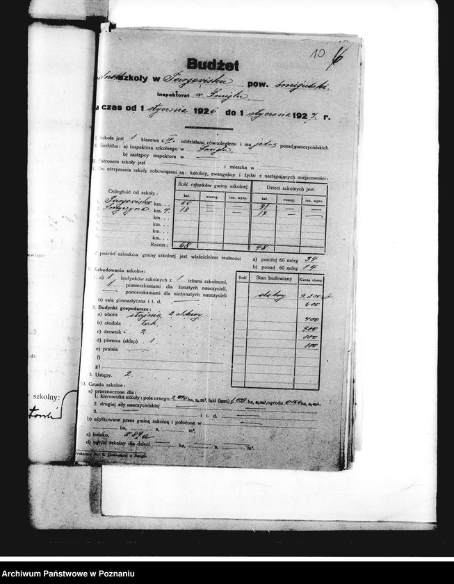 Obraz 13 z jednostki "Szkoła Powszechna- Targowiska, powiat Śmigiel"