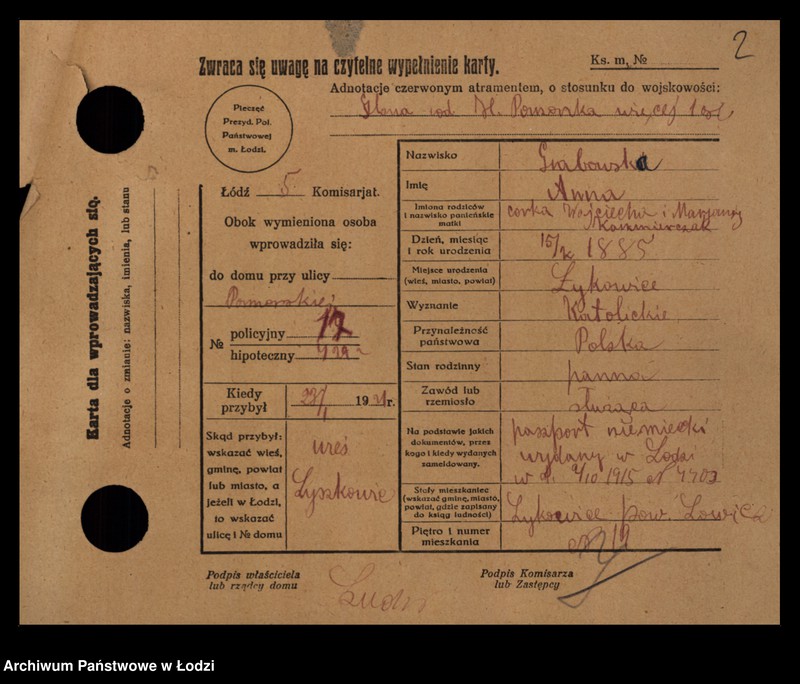 image.from.unit.number "[Spis ludności Łodzi] Grabowska - Graczuchin"