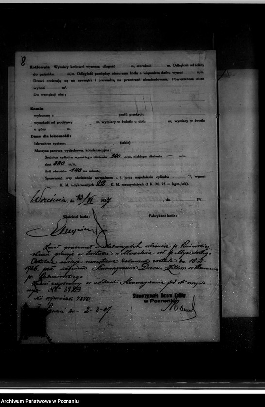 Obraz 12 z jednostki "Tartak parowy w Marzelewie powiat wrzesiński nr woj. 4840"