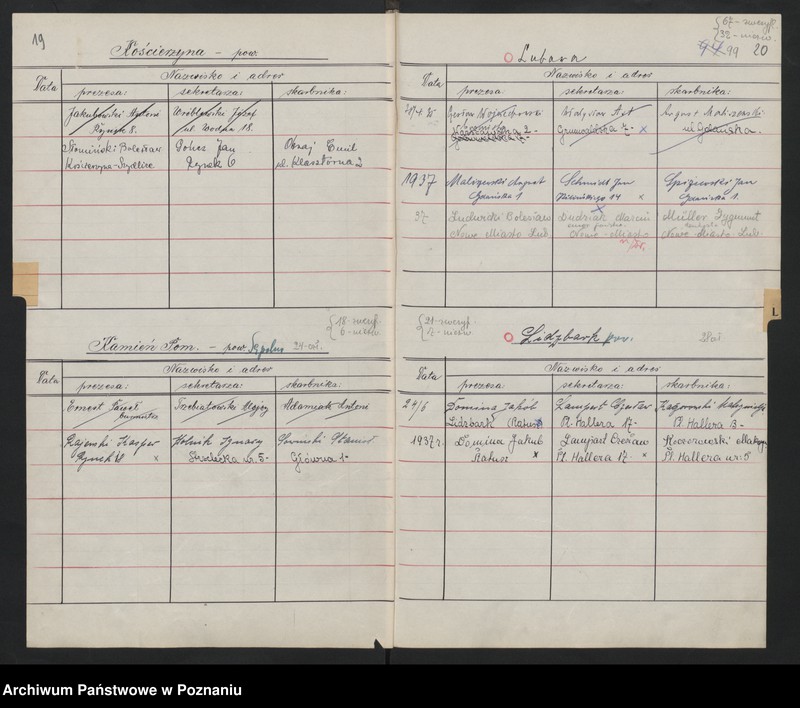 Obraz 19 z jednostki "Ewidencja kół okręgu pomorskiego Związku Weteranów Powstań Narodowych Rzeczypospolitej Polski."