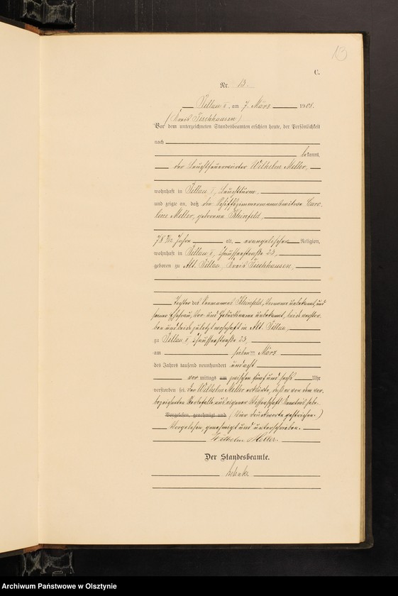 image.from.unit.number "Sterbe-Haupt-Register Nr 1 - 82 i 1 - 71"