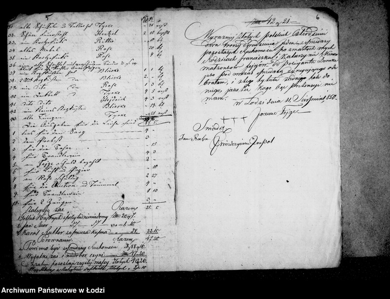 Obraz 8 z jednostki "Akta tyczące się ustanowienia opieki sprzedazy pozostałych nieruchomości po zmarłych Franciszku i Katarzynie z Kinów małżonków Fajge"