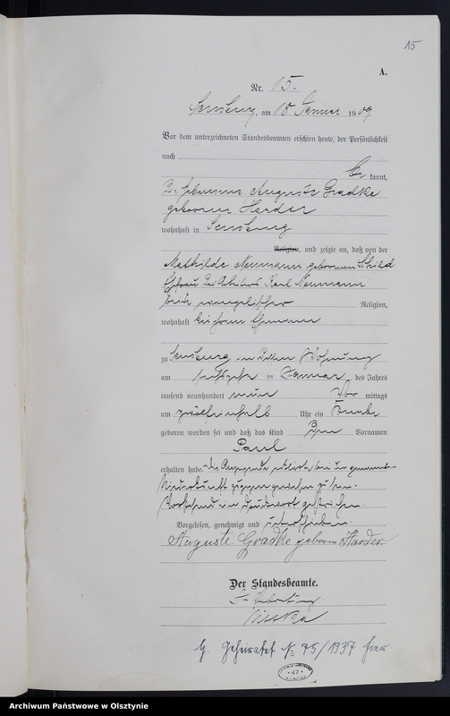 image.from.unit.number "Geburts-Haupt-Register Nr 1 -327"