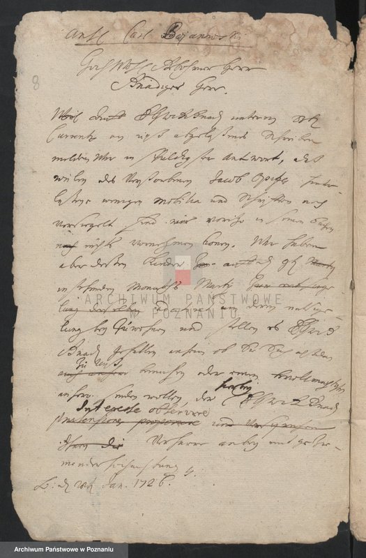 Obraz 9 z jednostki "Księga radziecka - korespondencja; język niemiecki, polski, łaciński"